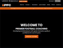 Tablet Screenshot of premierfc.com